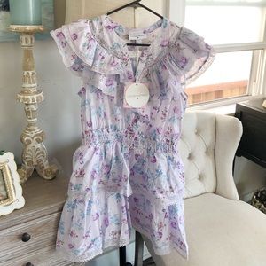 💖🤍NWT LOVESHACKFANCY LOU DOUBLE RUFFLE DRESS💖🤍
